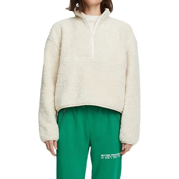 bandier x sincerely jules the holly half zip sweatshirt - Picture 8 of 9